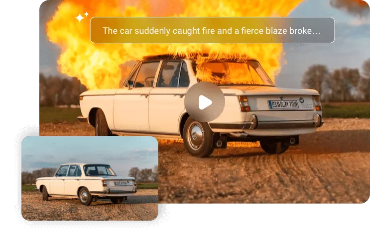 Add Fire Effects to Photo with AI Touch